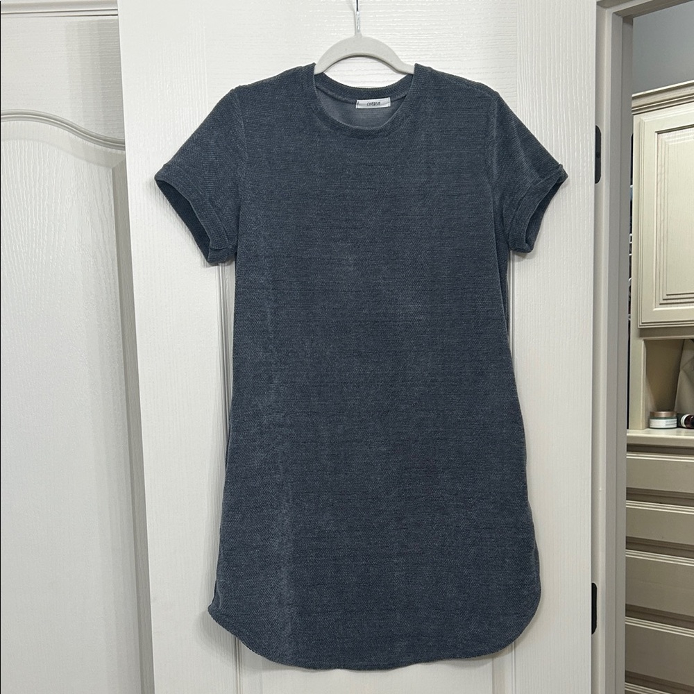 Cherish Gray Knit Dress
